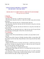 Giáo án toán 6,  phần hình học chương IV sách kết nối tri thức với cuộc sống (chương 4, chất lượng) 