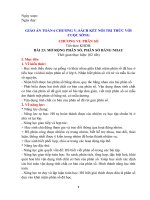 Giáo án toán 6,  chương VI sách kết nối tri thức với cuộc sống (chương 6)  