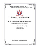 TIỂU LUẬN CHUYÊN NGÀNH đề tài xây dựng ứng dụng du lịch sử dụng công nghệ flutter và node JS 