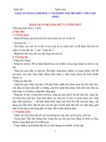 Giáo án toán 6, sách kết nối tri thức với cuộc sống (chương 2 và ôn tập giữa kì 1, chất lượng) 