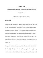 tiểu luận CASE STUDY chiến dịch truyền cảm hứng canvas of pride giữa covid 19 của biti’s hunter 