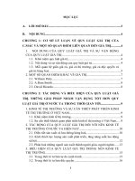 TIỂU LUẬN nghiên cứu về quy luật giá trị, tìm hiểu vai trò và tác động của nó tới nền kinh tế, đặc biệt là trong thời kì phát triển nền kinh tế thị trường của nước ta hiện nay 