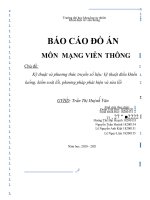 BÁO cáo đồ án môn MẠNG VIỄN THÔNG chủ đề kỹ thuật và phương thức truyền số liệu kỹ thuật điều khiển luồng, kiểm soát lỗi, phương pháp phát hiện và sửa lỗi 