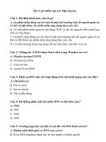 Ôn Tập Quản trị mạng (tl)