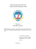 Phân tích quan niệm duy vật biện chứng về mối quan hệ giữa vật chất và ý thức  từ đó xây dựng phương pháp luận chung và liên hệ thực tế đổi mới ở v 