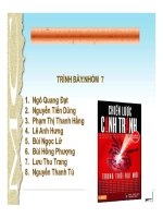 Thuyết trình chiến lược cạnh tranh của công ty viễn thông quân đội viettel