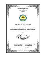 Kế toán bán hàng và xác định kết quả kinh doanh tại công ty trách nhiệm hữu hạn thương mại và dịch vụ đức thắng phát luận văn tốt nghiệp  chuyên ngành kế toán 