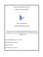 TIỂU LUẬN HỌC PHẦN KINH TẾ CHÍNH TRỊ MÁC LÊNIN đề TÀI LÝ LUẬN CỦA KINH TẾ CHÍNH TRỊ MÁC LÊNIN VỀ SẢN XUẤT HÀNG HÓA VÀ SỰ VẬN DỤNG TRONG NỀN SẢN XUẤT HÀNG HÓA  