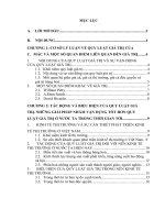 TIỂU LUẬN nghiên cứu về quy luật giá trị, tìm hiểu vai trò và tác động của nó tới nền kinh tế, đặc biệt là trong thời kì phát triển nền kinh tế thị trường của nước ta hiện nay 