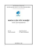 THỰC TRẠNG CÔNG TÁC MARKETING TẠI CÔNG TY TNHH THƯƠNG MẠI VÀ DỊCH VỤ TRANG TRANG