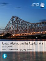 Preview Linear Algebra and Its Applications, Global Edition by Lay, David, Lay, Steven, McDonald, Judi (2021)