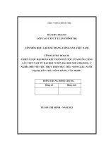 BÀI THU HOẠCH LỊCH sử ĐẢNG   chiến lược đại đoàn kết toàn dân tộc của đảng cộng sản việt nam từ đại hội VI đến đại hội XIII (1986 2021)  ý nghĩa đối với việc thực hiện mục tiêu dân giàu, nước mạnh, dân chủ, công bằng, văn minh