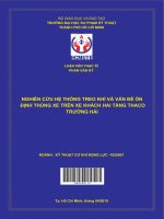 Nghiên cứu hệ thống treo khí và vấn đề ổn định thùng xe trên xe khách hai tầng thaco trường hải