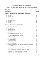 THIẾT kế ĐỘNG cơ đốt TRONG NHIỆM vụ THIẾT kế hệ THỐNG PHÁT lực ĐỘNG cơ 3 XI LANH 