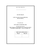 bài thu hoạch cao cấp chính trị   môn chủ nghĩa xã hội khoa học  thực trạng và giải pháp của vấn đề xây dựng gia đình ở tỉnh bà rịa   vũng tàu hiện nay