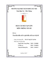 BÁO CÁO BÀI TẬP LỚN môn thông TIN SỐ Đề tài Tìm hiểu điều chế giải điều chế 4-QAM