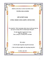 skkn Một số giải pháp nhằm nâng cao kết quả dạy học  trực tuyến ở trường THCS An Bình huyện Phú giáo