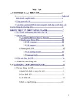 kiến trúc hoạt động của giao thức SIP