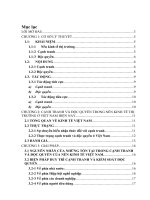 Cạnh tranh và độc quyền trong nền kinh tế thị trường ở Việt Nam hiện nay