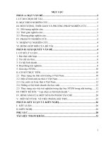 SKKN giáo dục học sinh bảo vệ môi trường thông qua việc trải nghiệm tái chế rác thải để học bài lựa chọn cơ hội kinh doanh 