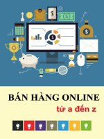 Hướng dẫn bán hàng online từ A đến Z