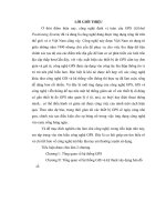 TIỂU LUẬN tổng quan về hệ thống GP tổng quan về hệ thống GIS và kỹ thuât xây dựng bản đồ số 