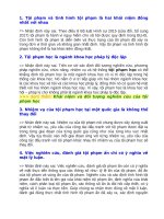 CÂU HỎI NHẬN ĐỊNH ĐÚNG SAI MÔN TỘI PHẠM HOC