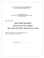Phát triển hệ thống bãi giữ xe ô tô tự động dựa trên kỹ thuật thị giác máy tính nghiên cứu khoa học  