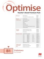 Macmillan optimise b1 teachers book premium pack