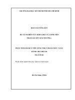 Phân tích hành vi tiêu dùng thực phẩm chức năng dành cho trẻ em nghiên cứu khoa học  