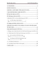 Những tác động của khu vực mậu dịch tự do ASEAN tới nên kinh tế việt nam 