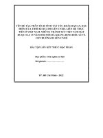 TÊN ĐỀ TÀI PHÂN TÍCH TÍNH TẤT YẾU KHÁCH QUAN, ĐẶC ĐIỂM CỦA THỜI KÌ QUÁ ĐỘ LÊN CNXH. LIÊN HỆ THỰC TIỄN Ở VIỆT NAM. NHỮNG THÀNH TỰU VIỆT NAM ĐẠT ĐƯỢC SAU 35 NĂM ĐỔI MỚI ĐÃ KHẲNG ĐỊNH ĐIỀU GÌ VỀ CON ĐƯỜNG ĐI