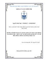 ĐƯỜNG lối đối ngại của Đảng cộng sản Việt Nam trog giai đoạn 1945 – 1946 và vận dụng vào giải quyết vấn đề biển Đông hiện nay