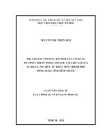 TỘI LÀM GIẢ CON DẤU, TÀI LIỆU CỦA CƠ QUAN, TỔ CHỨC; TỘI SỬ DỤNG CON DẤU, TÀI LIỆU GIẢ CỦA CƠ QUAN, TỔ CHỨC TỪ THỰC TIỄN THÀNH PHỐ ĐỒNG XOÀI, TỈNH BÌNH PHƯỚC