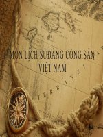 MÔN LỊCH SỬĐẢNG CỘNG sản VIỆT NAM cương lĩnh xây dựng đất nước trong thời kỳ quá độ lên chủ nghĩa xã hội (bổ sung, phát triển năm 2011) những điểm mới của cương lĩnh năm 2011 so với cương lĩnh năm 1911