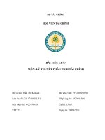 BÀI TIỂU LUẬN môn lý THUYẾT PHÂN TÍCH tài CHÍNH  phân biệt điểm giống và khác nhau của báo cáo tài chính doanh nghiệp (theo thông tư 2002014 BTC ngày 22121014) với báo cáo tài chính 