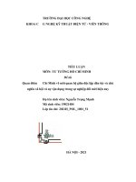 Quan điểm hồ chí minh về mối quan hệ giữa độc lập dân tộc và chủ nghĩa xã hội và sự vận dụng trong sự nghiệp đổi mới hiện nay 