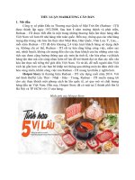 TIỂU LUẬN MARKETING căn bản phân tích chiến lược marketing mix hotpot story