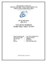Xây dựng website nghe nhạc trực tuyến 