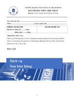 Dịch vụ sau bán hàng giữ vai trò vô cùng quan trọng trong quá trình cung ứng sản phẩm, dịch vụ và tạo dựng mối quan hệ với khách hàng  bằng hiểu biết của mình, anhchị hãy phân tích và cho ví dụ cụ thể