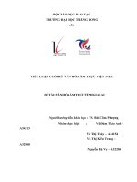 TIỂU LUẬN CUỐI kỳ văn hóa ẩm THỰC VIỆT NAM đề tài văn hóa ẩm THỰC TỈNH GIA LAI 
