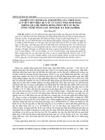 Nghiên cứu đánh giá ảnh hưởng của thời gian lưu bùn đến hiệu quả xử lý chất thải sinh hoạt thông qua hệ thống đồng phân hủy sử dụng công nghệ màng lọc sinh học kỵ khí (AnMBR)