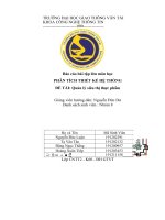 Báo cáo bài tập lớn môn học PHÂN TÍCH THIẾT kế hệ THỐNG đề tài quản lý siêu thị thực phẩm 