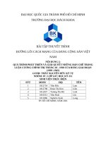 QUÁ TRÌNH PHÁT TRIỂN và GIẢI QUYẾT NHỮNG hạn CHẾ TRONG LUẬN CƯƠNG CHÍNH TRỊ THÁNG 10 – 1930 của ĐẢNG GIAI đoạn (1939  1945) 