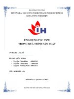 ỨNG DỤNG PLC FX5U TRONG QUÁ TRÌNH sản XUẤT 