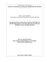 Nâng cao kỹ năng tổ chức cuộc họp tại trường trung học cơ sở 