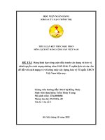 Đảng lãnh đạo công cuộc đấu tranh xây dựng và bảo vệ chính quyền cách mạng những năm 1945 1946  ý nghĩa lịch sử của vấn đề đối với cách mạng và với công cuộc xây dựng, bảo vệ tổ quốc XHCN việt nam hiện nay 