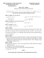 ĐỀ TK HKI 21 22 TOÁN 8 á CHÂU 