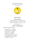 BÀI tập lớn môn kỹ năng quản trị chủ đề  xây dựng đội nhóm 