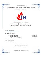 ỨNG DỤNG PLC FX5U TRONG QUÁ TRÌNH sản XUẤT 